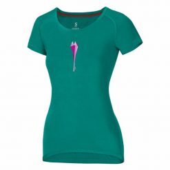 Koszulka damska Ocun Raglan. Niebieskie bluzki damskie Ocun, xl, bez wzorów, sportowe, bez kołnierzyka, bez ramiączek. Za 178.50 zł.
