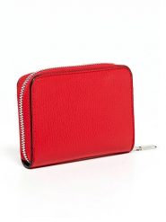 Abaco Skórzany portfel "Gali" w kolorze czerwonym - 12 x 10 x 2 cm rozmiar: onesize. Czerwone portfele damskie Abaco, bez wzorów, z materiału. Za 166.49 zł.