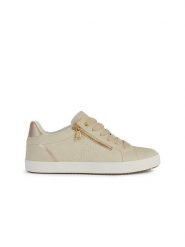 Geox Sneakersy "Blomiee" w kolorze beżowym rozmiar: 37. Brązowe obuwie sportowe damskie Geox, bez zapięcia. Za 201.55 zł.
