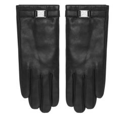Rękawiczki Damskie Calvin Klein. Czarne rękawiczki damskie Calvin Klein, bez wzorów. Za 389.99 zł.