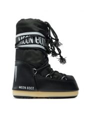 Moon Boot Śniegowce 80D1400440 S Czarny. Czarne kozaki dziewczęce Moon Boot, bez wzorów, ze skóry, bez obcasa, bez zapięcia. Za 625.00 zł.
