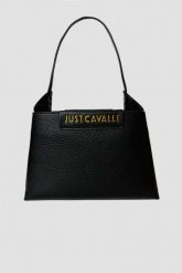 JUST CAVALLI Czarna torebka Range D Metal Just Cavalli - Style 5. Czarne torebki klasyczne damskie Just Cavalli, ze skóry, bez dodatków. W wyprzedaży za 379.99 zł.