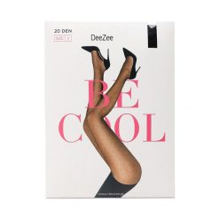 Rajstopy Damskie DeeZee. Czarne rajstopy DeeZee, bez wzorów. Za 34.99 zł.