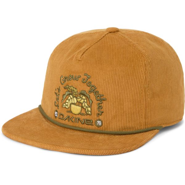 Czapka typu snapback Dakine. Żółte czapki z daszkiem damskie Dakine, bez wzorów. Za 222.50 zł.