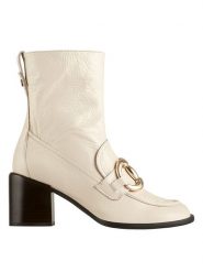 Högl Botki "Maggie" w kolorze beżowym rozmiar: 41. Brązowe botki damskie Högl, eleganckie, bez obcasa, bez zapięcia. Za 261.67 zł.