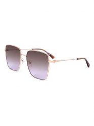 Moschino Damskie okulary przeciwsłoneczne w kolorze złoto-fioletowym rozmiar: 59. Różowe okulary przeciwsłoneczne damskie MOSCHINO. Za 224.95 zł.