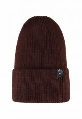 Zimowa czapka damska beanie H-CHILLI. Brązowe czapki damskie Volcano, na jesień, bez wzorów, z dzianiny. Za 69.99 zł.