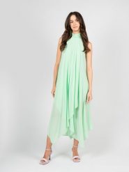 Patrizia Pepe Sukienka | 8A1215/AD08 | Kobieta | Zielony. Zielone sukienki damskie Patrizia Pepe, bez wzorów, z poliesteru, eleganckie, bez ramiączek. W wyprzedaży za 599.00 zł.