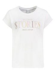 Sublevel Koszulka w kolorze białym rozmiar: XXL. Białe bluzki damskie Sublevel, xxl, bez wzorów, z bawełny, bez kołnierzyka, bez ramiączek. Za 43.99 zł.