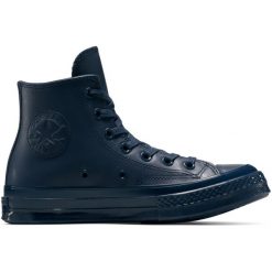 Adidasy Converse Chuck 70, Dla obu płci. Niebieskie obuwie sportowe casual damskie Converse, ze skóry ekologicznej, bez zapięcia. Za 690.00 zł.
