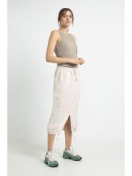 Josephine & Co Spódnica "Jax" w kolorze kremowym rozmiar: 46. Brązowe spódnice damskie Josephine & Co, bez wzorów, midi. Za 230.99 zł.