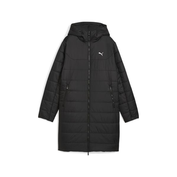 Damska wyściełana parka Essentials z kapturem PUMA. Białe parki damskie Puma, xs, z materiału, z kapturem. Za 590.00 zł.