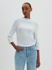 Someday. Bluzka w kolorze błękitnym rozmiar: 36. Niebieskie bluzki damskie someday., bez wzorów, bez kołnierzyka, bez ramiączek. Za 121.99 zł.