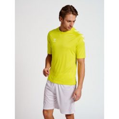 Koszulka Hummel Core Poly. Żółte koszulki damskie Hummel, xl, bez wzorów, bez kołnierzyka, bez ramiączek. Za 133.50 zł.