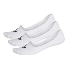 Skarpety krótkie stopki adidas No Show Socks 3P. Białe skarpetki damskie Adidas, bez wzorów, z bawełny. Za 30.00 zł.