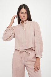 Kurtka damska lniana Calibri MARELLA SPORT. Kurtki sportowe damskie Marella, bez wzorów, bez kaptura. Za 1,049.00 zł.