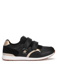 Beverly Hills Polo Club Sneakersy 23KC248B Czarny. Czarne buty sportowe dziewczęce Beverly Hills Polo Club, bez wzorów, z materiału, bez zapięcia. Za 129.99 zł.