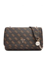 Guess Torebka Noelle II HWQG96 72210 Brązowy. Brązowe torebki klasyczne damskie Guess, ze skóry, bez dodatków. Za 349.99 zł.