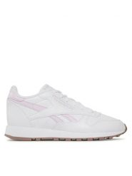 Reebok Sneakersy Classic Leather HQ1496 Biały. Białe obuwie sportowe damskie Reebok, ze skóry, bez zapięcia. Za 239.99 zł.
