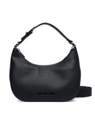 LOVE MOSCHINO Torebka JC4018PP1PLT000B Czarny. Czarne torebki klasyczne damskie Love Moschino, ze skóry, bez dodatków. Za 949.99 zł.