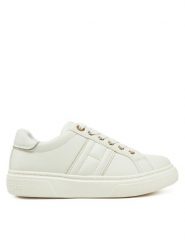 Tommy Hilfiger Sneakersy Low Cut Lace-Up Sneaker T3A9-33745-1439 S Biały. Białe buty sportowe dziewczęce Tommy Hilfiger, ze skóry, bez zapięcia. Za 219.99 zł.