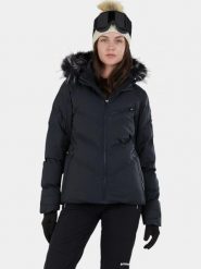 Kurtka Narciarska Damska Fundango Elyra. Czarne kurtki sportowe damskie FUNDANGO, na zimę, m, z aplikacjami, z materiału, bez kaptura. Za 499.00 zł.