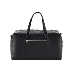Dopasowana Torba Weekendowa Luxe. Czarne torby podróżne QUADRA, bez wzorów, z materiału. Za 205.99 zł.