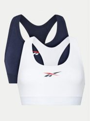 Reebok Biustonosz sportowy LOLA - AW24 (2-pack) Kolorowy. Biustonosze sportowe damskie Reebok, bez wzorów, z bawełny. Za 99.99 zł.
