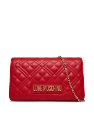 LOVE MOSCHINO Torebka JC4079PP1OLA0500 Czerwony. Czerwone torebki wieczorowe damskie Love Moschino, bez wzorów, ze skóry, bez dodatków. Za 639.99 zł.