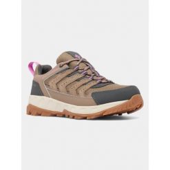 Buty turystyczne damskie Columbia Strata Trail Low Wp. Brązowe obuwie trekkingowe damskie Columbia, bez zapięcia. Za 339.00 zł.