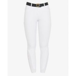 Equestro Dames Zomer Rijbroek Zenda Knie Grip Wit -. Białe spodnie dresowe damskie EQUESTRO, bez wzorów. W wyprzedaży za 660.60 zł.