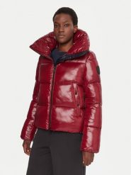 Save The Duck Kurtka zimowa D39370W LOVE21 Bordowy Regular Fit. Czerwone kurtki damskie Save the duck, na zimę, bez wzorów, z syntetyku, bez kaptura. Za 1,539.00 zł.