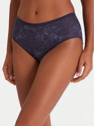 Triumph Figi klasyczne z wysokim stanem Amourette Charm 10216997 Granatowy. Niebieskie figi Triumph, bez wzorów, z syntetyku. Za 78.00 zł.