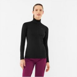 Bluza techniczna trekkingowa damska Viking Admont czarna. Czarne bluzy damskie Viking, l, bez wzorów, z elastanu, bez kaptura. Za 162.60 zł.