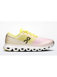 ON RUNNING Buty "Cloud 6" w kolorze żółto-jasnoróżowym do biegania rozmiar: 36. Żółte obuwie sportowe damskie On Running, bez zapięcia, do biegania. Za 612.06 zł.