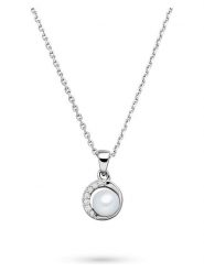 S.Oliver Srebrny naszyjnik z elementami ozdobnymi - dł. 45 cm rozmiar: onesize. Szare naszyjniki damskie S.Oliver, z cyrkonią, srebrne. Za 173.99 zł.