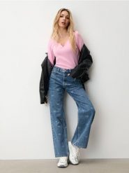 Jeansy - niebieski. Niebieskie jeansy damskie Sinsay. W wyprzedaży za 35.99 zł.