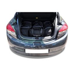 Torby Do Bagażnika Renault Megane Coupe 2008-2016 4Szt Kjust. Czarne torby podróżne KJUST, bez wzorów. Za 1,209.00 zł.