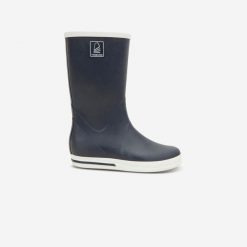 Kalosze żeglarskie Tribord 500 z kauczuku. Niebieskie kalosze damskie TRIBORD, bez wzorów, z kauczuku. Za 219.99 zł.