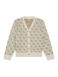 Guess Kardigan L6RR12 Z3OE2 Beżowy Regular Fit. Brązowe swetry dziewczęce Guess, z aplikacjami, z syntetyku, bez kołnierzyka, bez ramiączek. Za 239.99 zł.