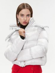 Patrizia Pepe Kurtka puchowa 2O0050/A9M0-W356 Biały Regular Fit. Białe kurtki damskie Patrizia Pepe, m, bez wzorów, z puchu, bez kaptura. Za 3,269.00 zł.