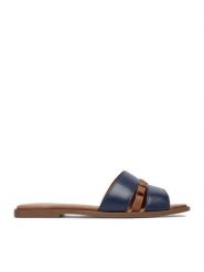 Lasocki Klapki CEO-WI33-CONA-05 Granatowy. Niebieskie klapki damskie Lasocki, bez wzorów, ze skóry, bez obcasa, bez zapięcia. Za 149.99 zł.