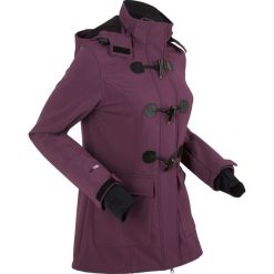 Kurtka budrysówka softshell bonprix czarny bez. Fioletowe kurtki sportowe damskie bonprix, z softshellu. Za 99.99 zł.