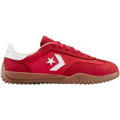 Buty sportowe Converse Run Star Trainer Suede. Czerwone obuwie sportowe treningowe Converse, z zamszu, na fitness i siłownię. Za 590.00 zł.