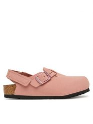 Birkenstock Sandały Tokio As 1030824 S Różowy. Czerwone sandały dziewczęce Birkenstock, ze skóry, bez obcasa, bez zapięcia. Za 299.99 zł.