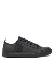Gap Trampki Houston Ii Mpu W GAL002F5SWBLCKGP Czarny. Czarne trampki damskie GAP, bez wzorów, z materiału, bez zapięcia. Za 159.99 zł.