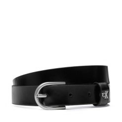 Pasek Calvin Klein. Czarne paski damskie Calvin Klein, bez wzorów. Za 209.99 zł.