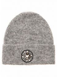 Zwillingsherz Czapka "Wild at Heart" w kolorze szarym rozmiar: onesize. Szare czapki damskie Zwillingsherz, bez wzorów, z materiału. Za 151.90 zł.