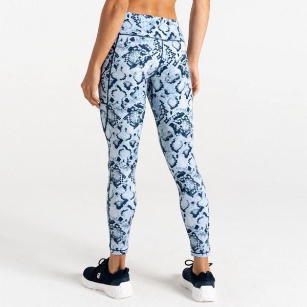 Damskie legginsy Dare 2B Influential II. Niebieskie legginsy damskie Dare 2b, bez wzorów, z elastanu. Za 180.50 zł.