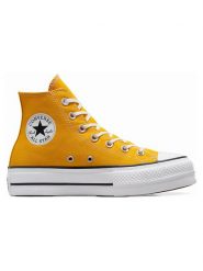Converse Sneakersy "Chuck Taylor All Star Move" w kolorze pomarańczowym rozmiar: 39,5. Pomarańczowe obuwie sportowe damskie Converse, za kostkę, bez zapięcia. Za 298.67 zł.